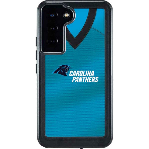 NFL Carolina Panthers Team Jersey Galaxy S24 Plus Waterproof Case