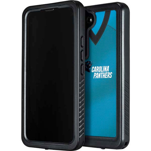 NFL Carolina Panthers Team Jersey Galaxy S24 Plus Waterproof Case