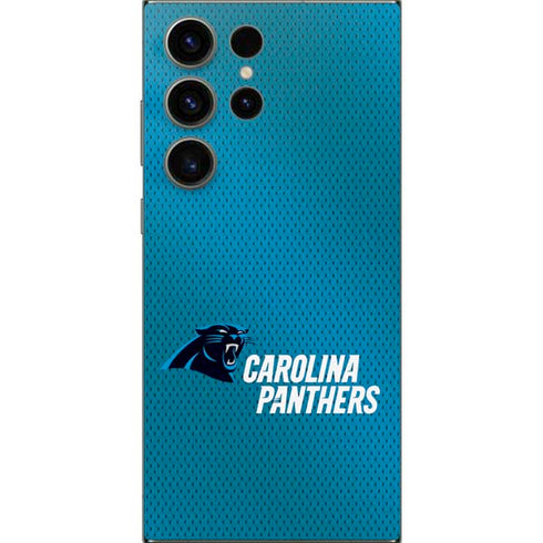 NFL Carolina Panthers Team Jersey Galaxy S25 Ultra Skin