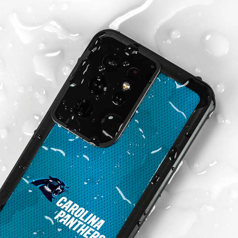 NFL Carolina Panthers Team Jersey Galaxy S24 Ultra Waterproof Case