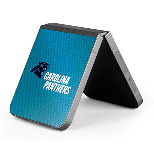 NFL Carolina Panthers Team Jersey Galaxy Z Flip6 Skin