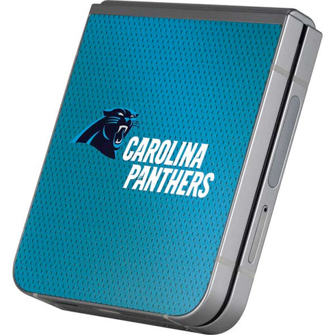 NFL Carolina Panthers Team Jersey Galaxy Z Flip6 Skin