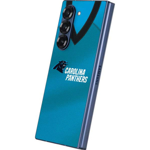 NFL Carolina Panthers Team Jersey Galaxy Z Fold6 Skin