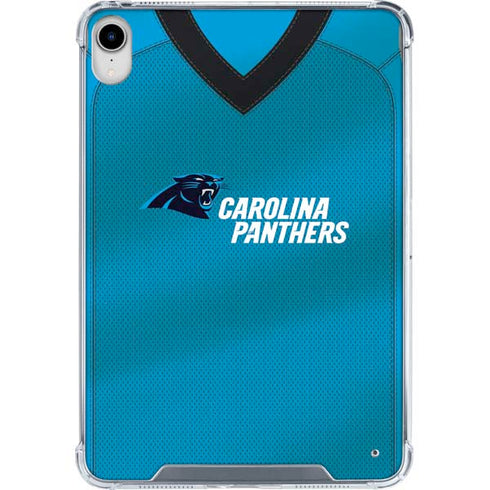 NFL Carolina Panthers Team Jersey iPad 11th Gen (2025) Clear Case