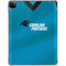 NFL Carolina Panthers Team Jersey iPad Pro 11in (2024) Clear Case