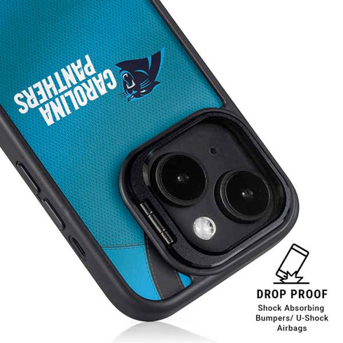 NFL Carolina Panthers Team Jersey iPhone 15 Kickstand Case