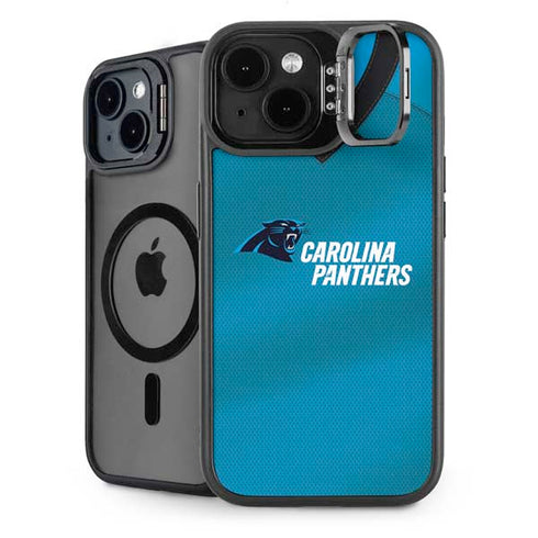 NFL Carolina Panthers Team Jersey iPhone 15 Plus Kickstand Case