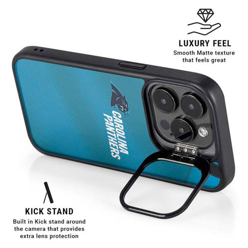 NFL Carolina Panthers Team Jersey iPhone 15 Pro Kickstand Case