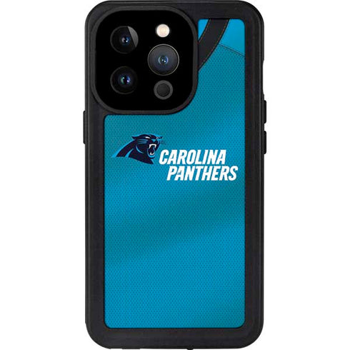 NFL Carolina Panthers Team Jersey iPhone 15 Pro Waterproof Case