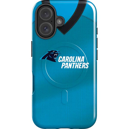 NFL Carolina Panthers Team Jersey iPhone 16 Magsafe Impact Case