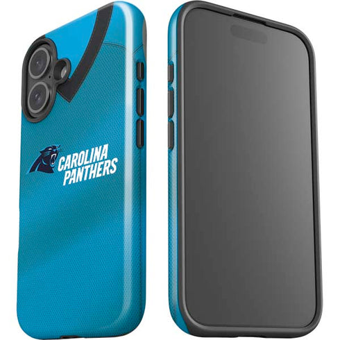 NFL Carolina Panthers Team Jersey iPhone 16 Plus Impact Case