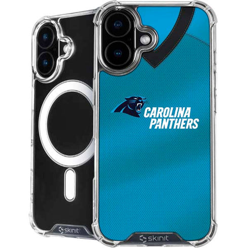 NFL Carolina Panthers Team Jersey iPhone 16 Plus MagSafe Case