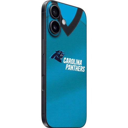 NFL Carolina Panthers Team Jersey iPhone 16 Plus Skin