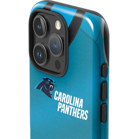 NFL Carolina Panthers Team Jersey iPhone 16 Pro Impact Case