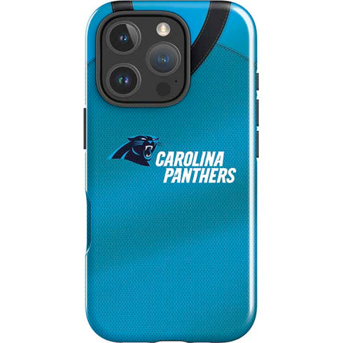 NFL Carolina Panthers Team Jersey iPhone 16 Pro Max Impact Case