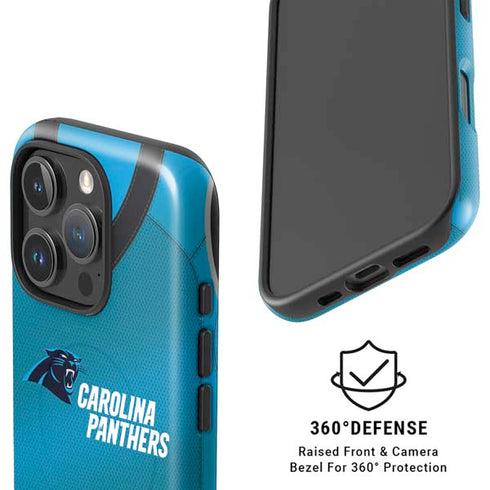 NFL Carolina Panthers Team Jersey iPhone 16 Pro Max Magsafe Impact Case