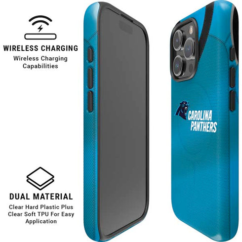 NFL Carolina Panthers Team Jersey iPhone 16 Pro Max Magsafe Impact Case