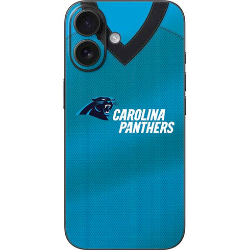 NFL Carolina Panthers Team Jersey iPhone 16 Skin