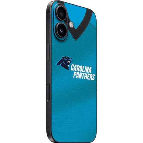 NFL Carolina Panthers Team Jersey iPhone 16 Skin