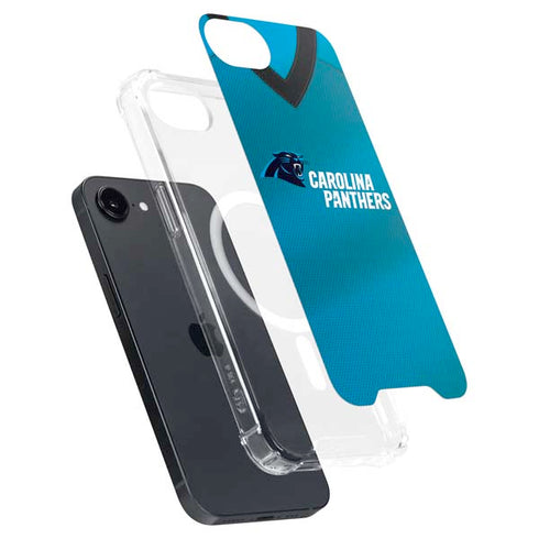 NFL Carolina Panthers Team Jersey iPhone 16e MagSafe Case