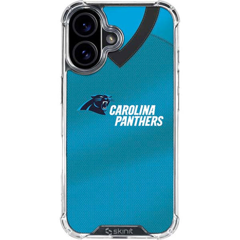 NFL Carolina Panthers Team Jersey iPhone 17 Clear Case