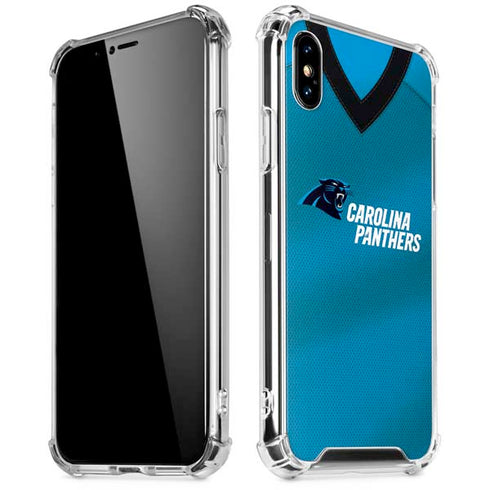 NFL Carolina Panthers Team Jersey iPhone X/XS Clear Case