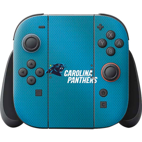 NFL Carolina Panthers Team Jersey Nintendo Switch 2 (2025) Joy-Con Controller Skin
