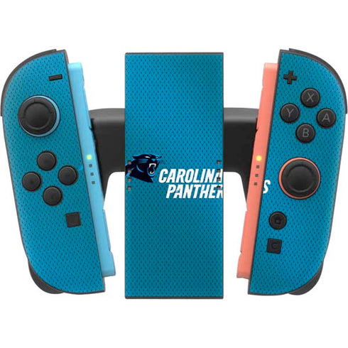 NFL Carolina Panthers Team Jersey Nintendo Switch 2 (2025) Joy-Con Controller Skin