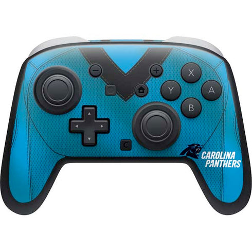 NFL Carolina Panthers Team Jersey Nintendo Switch 2 (2025) Pro Controller Skin