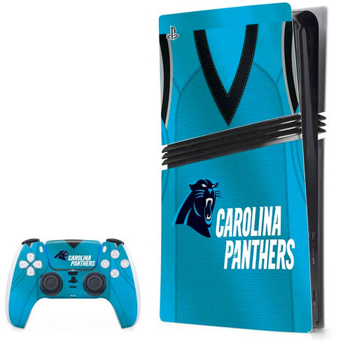 NFL Carolina Panthers Team Jersey PS5 Pro Bundle Skin