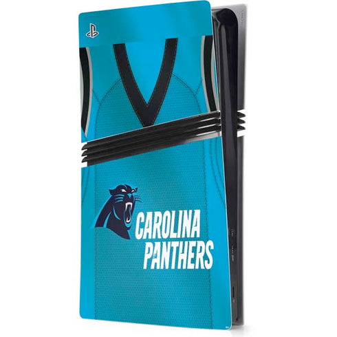 NFL Carolina Panthers Team Jersey PS5 Pro Console Skin