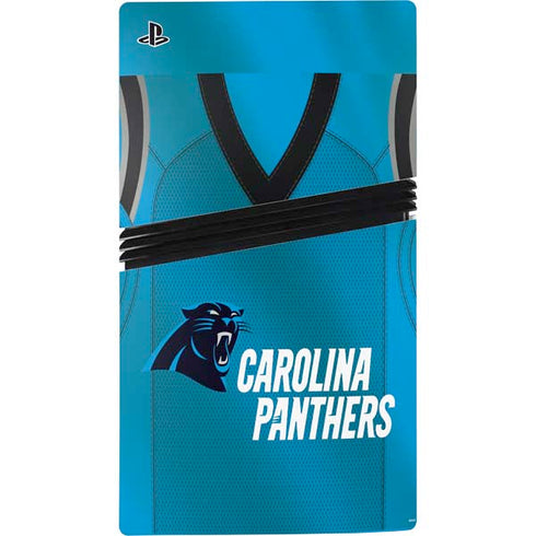 NFL Carolina Panthers Team Jersey PS5 Pro Console Skin