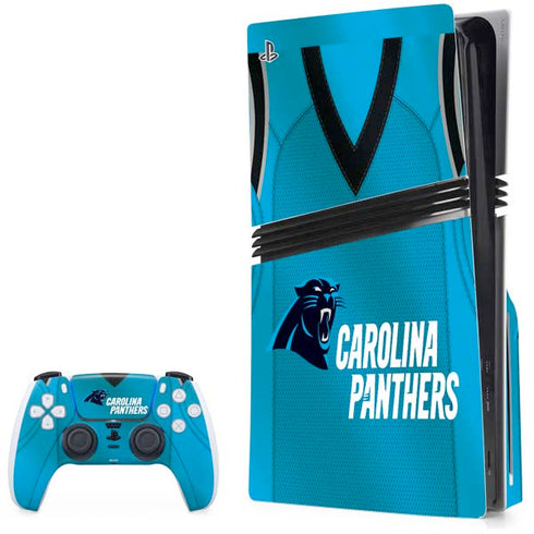 NFL Carolina Panthers Team Jersey PlayStation PS5 Skins