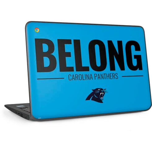 NFL Carolina Panthers Team Motto HP Chromebook Skin