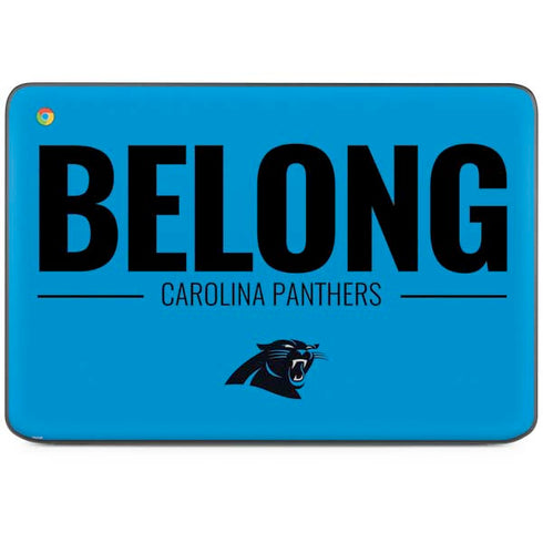 NFL Carolina Panthers Team Motto HP Chromebook Skin