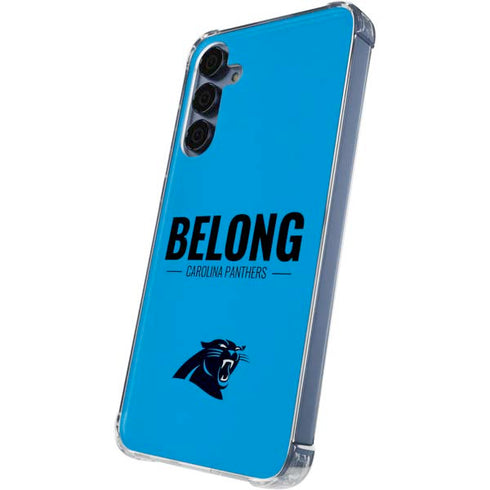 NFL Carolina Panthers Team Motto Galaxy A35 5G Clear Case