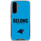 NFL Carolina Panthers Team Motto Galaxy A36 5G Clear Case