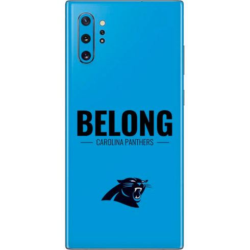 NFL Carolina Panthers Team Motto Galaxy Note 10 Plus Skin