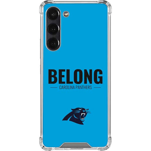 NFL Carolina Panthers Team Motto Galaxy S24 FE Clear Case