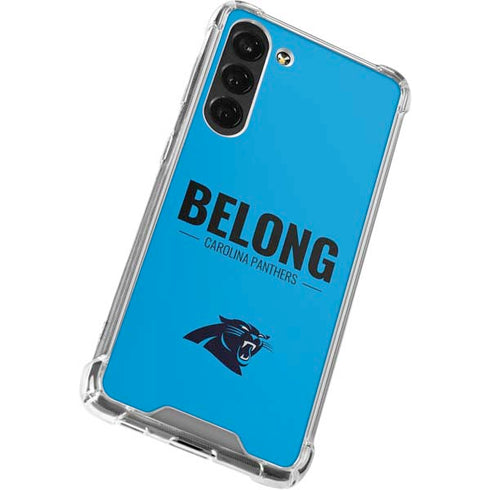 NFL Carolina Panthers Team Motto Galaxy S24 FE Clear Case