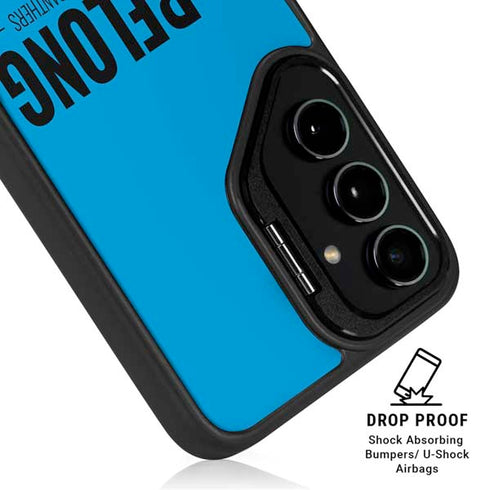 NFL Carolina Panthers Team Motto Galaxy S25 Kickstand Case