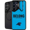 NFL Carolina Panthers Team Motto Galaxy S25 Plus Kickstand Case