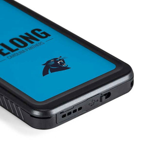 NFL Carolina Panthers Team Motto Galaxy S24 Plus Waterproof Case