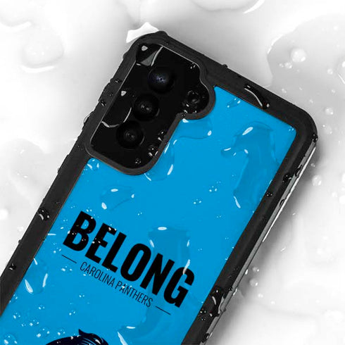 NFL Carolina Panthers Team Motto Galaxy S24 Plus Waterproof Case