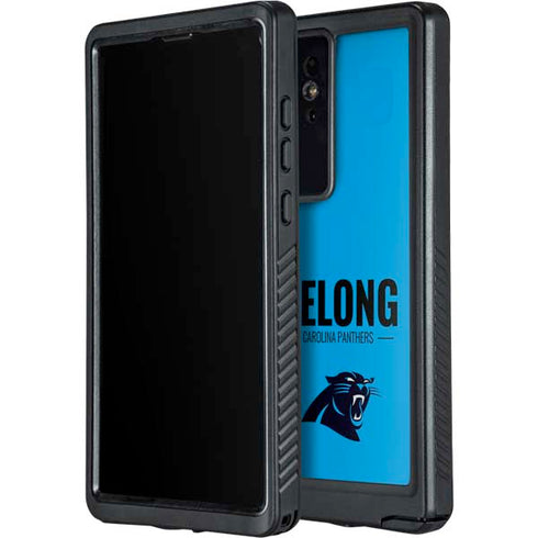 NFL Carolina Panthers Team Motto Galaxy S24 Ultra Waterproof Case