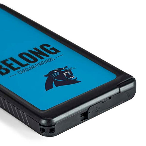 NFL Carolina Panthers Team Motto Galaxy S24 Ultra Waterproof Case