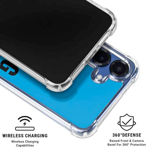 NFL Carolina Panthers Team Motto Galaxy S25 Clear Case