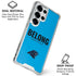 NFL Carolina Panthers Team Motto Galaxy S25 Ultra Clear Case