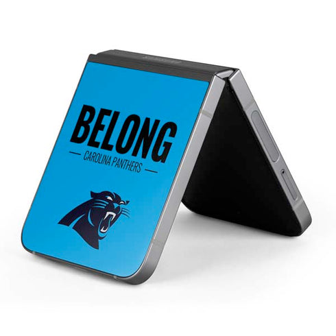 NFL Carolina Panthers Team Motto Galaxy Z Flip6 Skin