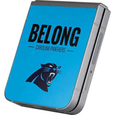 NFL Carolina Panthers Team Motto Galaxy Z Flip6 Skin